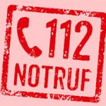 Notruf absetzen 112 - Polizei 110
