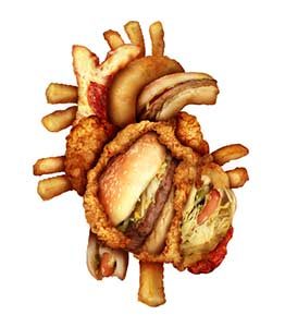 falsche Ernährung Fast food