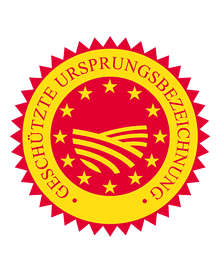 EU-Herkunftszeichen geschützter Ursprungsbezeichnung Gütesiegel
