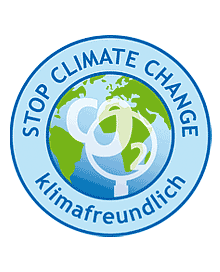 Stop Climate Change - klimafreundlich Gütesiegel