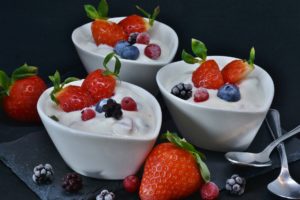 Quark Diät Joghurt Früchte Beeren Erdbeere Blaubeere