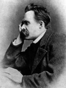 friedrich nietzsche , mann , portrait , 1882 , philosoph , schwarz-weiß