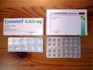 Schilddrüsenhormon-Tabletten (T3 und T4), Thyroxin (T4), Trijodthyronin (T3)