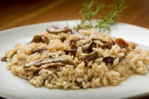 Shiitake mit Reis